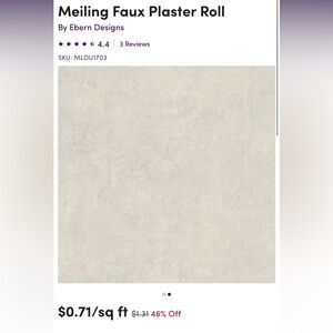 Faux plaster Wallpaper